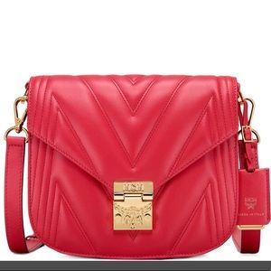 ❤️MCM❤️NWT Patricia Quilted Shoulder Crossbody Bag
